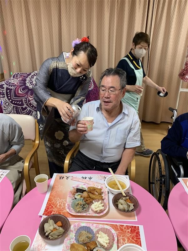 和やかな食事の時間