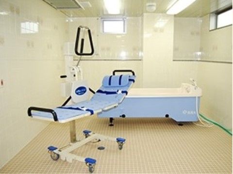 ベストライフ逗子の機械浴室。
