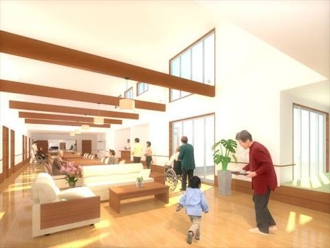 暖かい雰囲気の居間