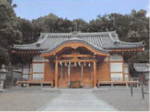 シルバーリビング吹田の神社。周辺には神社など静かな環境が多数ございます。日々のお散歩にてご利用ください。