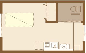 豊心の里のBタイプの間取り図