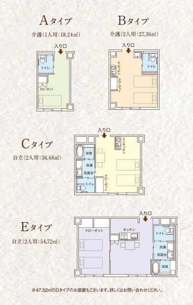 ココファン練馬関町の居室間取りの間取り図