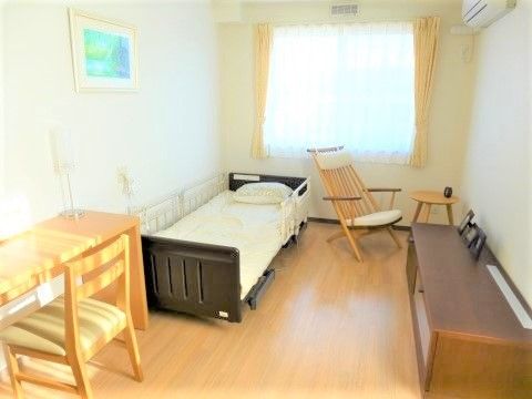 日生オアシス新座の居室。居室を全て完全個室制としておりますので、日々をご自宅のようにお過ごしいただけます。