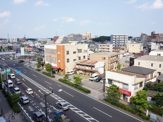 ベランダからの景色