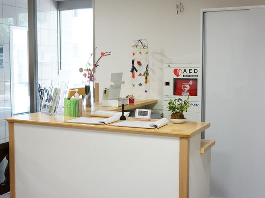 受付カウンター