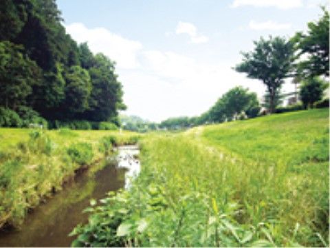 はなことば 瀬谷の周辺環境。ご面会時にご家族・友人とおたちよりになれる静かな公園が近くにございます。