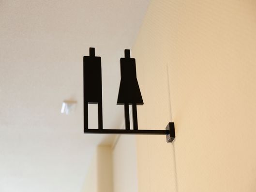 共用トイレの表示札