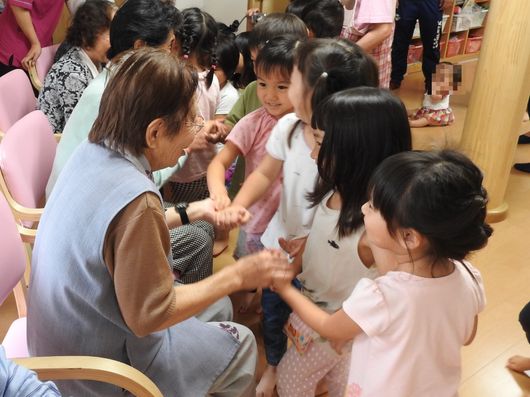 園児との交流