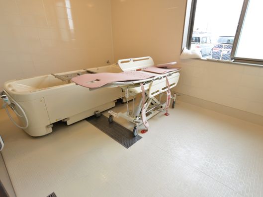 介助設備が整っている浴室