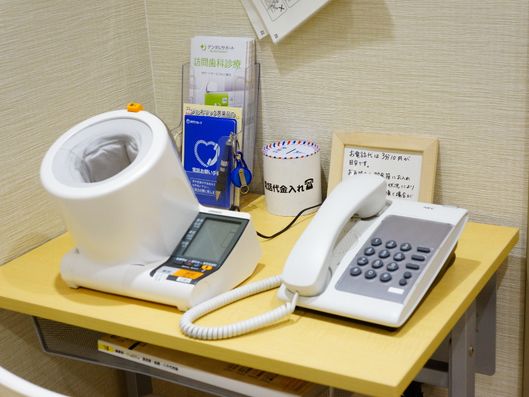 血圧計と電話
