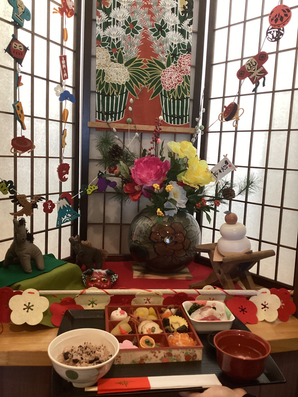 新春飾り付け