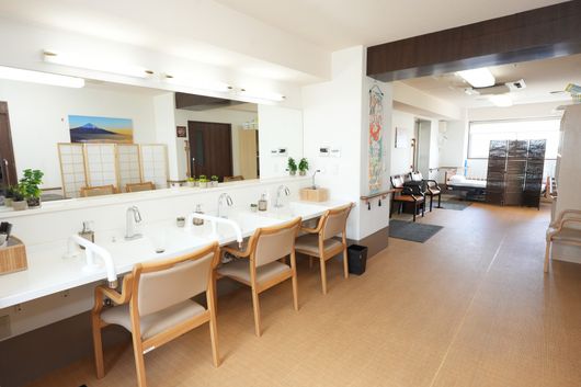 大浴場　脱衣所