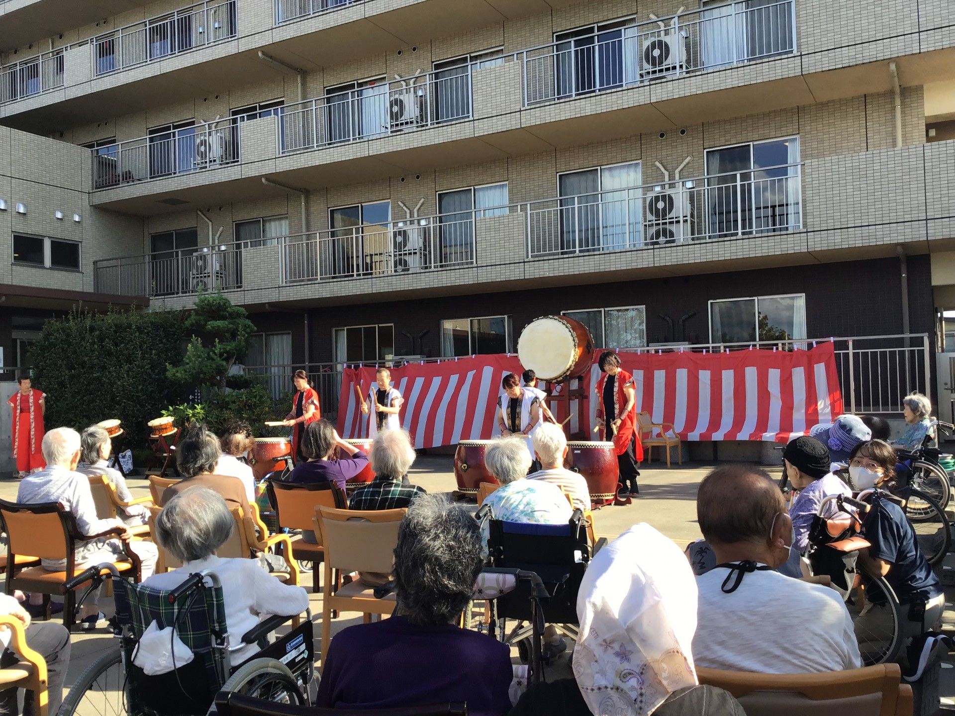 和太鼓の屋外イベント