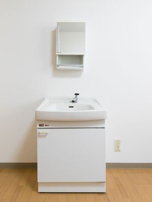 居室にある洗面台