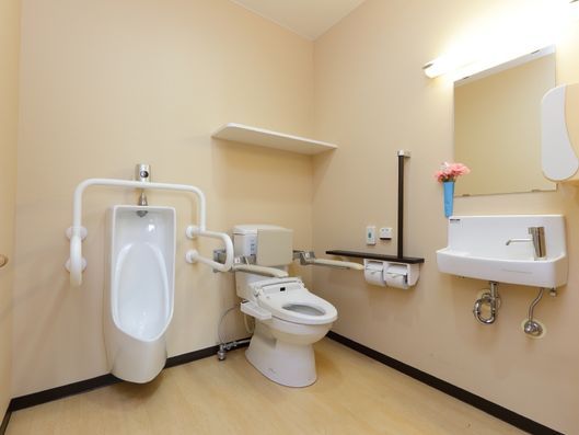 充実したトイレ