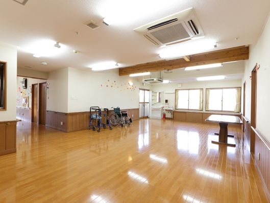 広々とした共有スペース