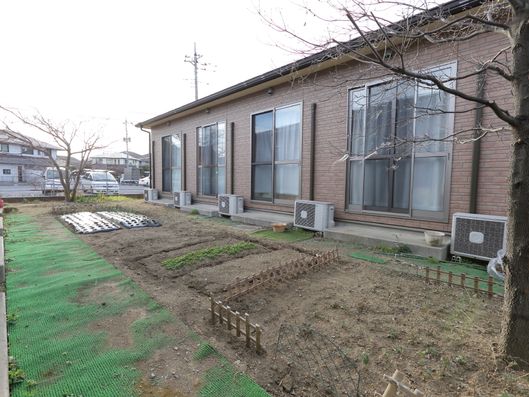 野菜作りが楽しめる畑のスペース