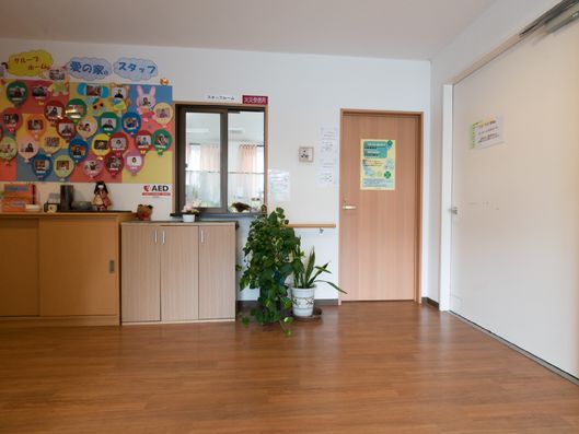 スタッフルーム前