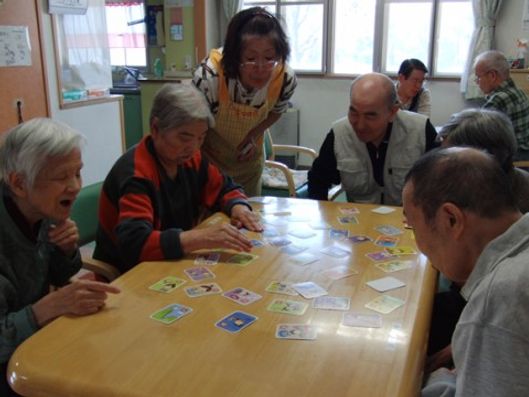 スタッフとご入居者様