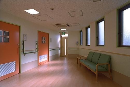温かみのある廊下
