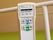 電動ベッド用のリモコンには、さまざまなボタンが付いている。ブルーとグリーンに色分けして、使いやすいように工夫されている。