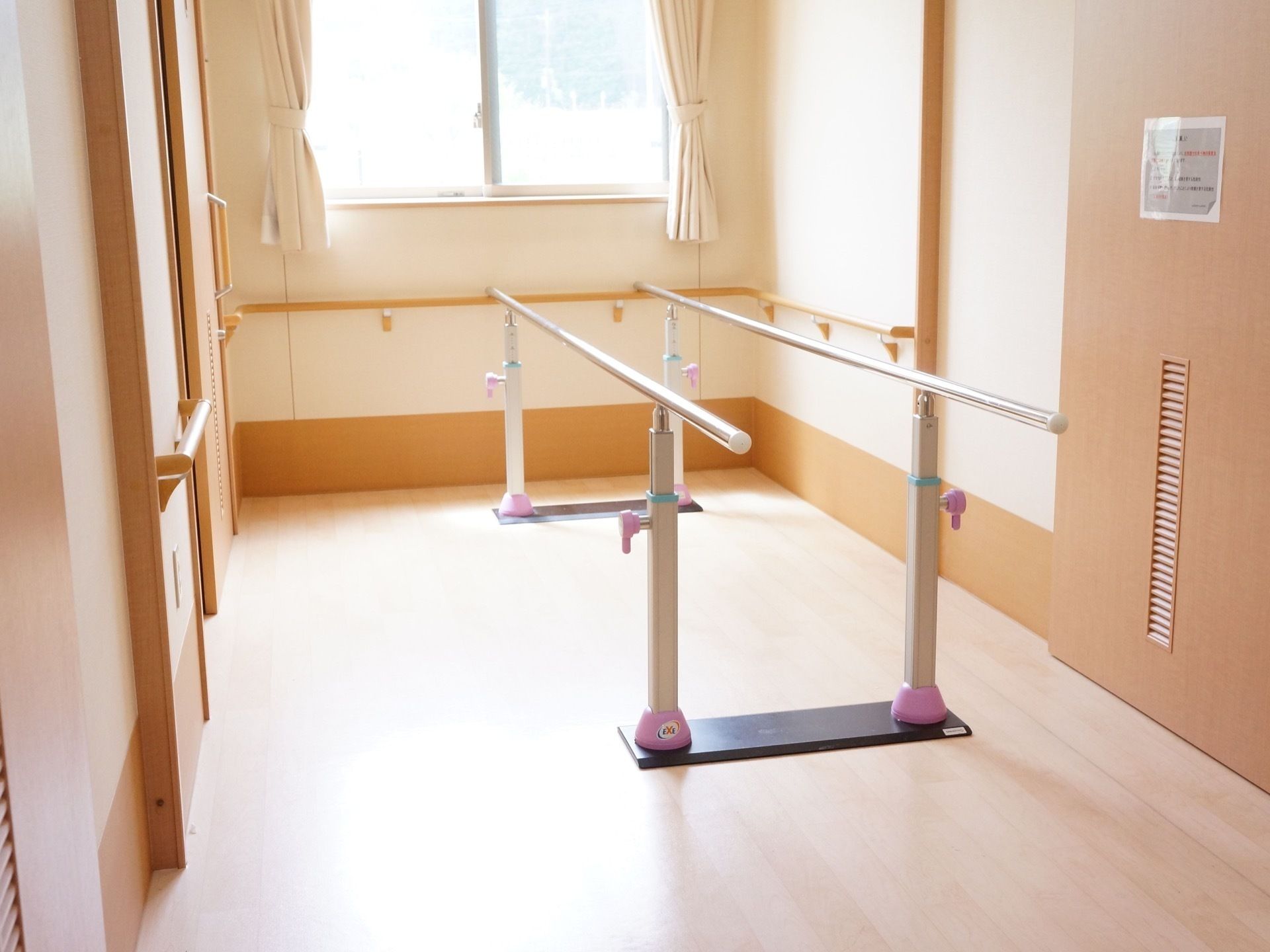 歩行訓練が可能な居室