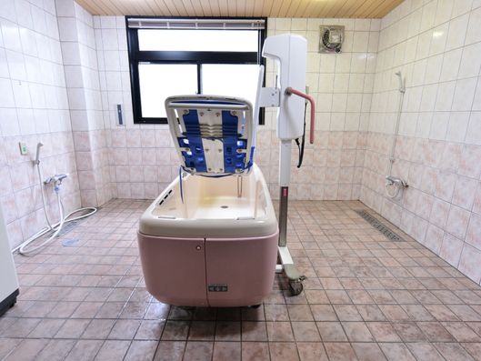 浴室を正面から