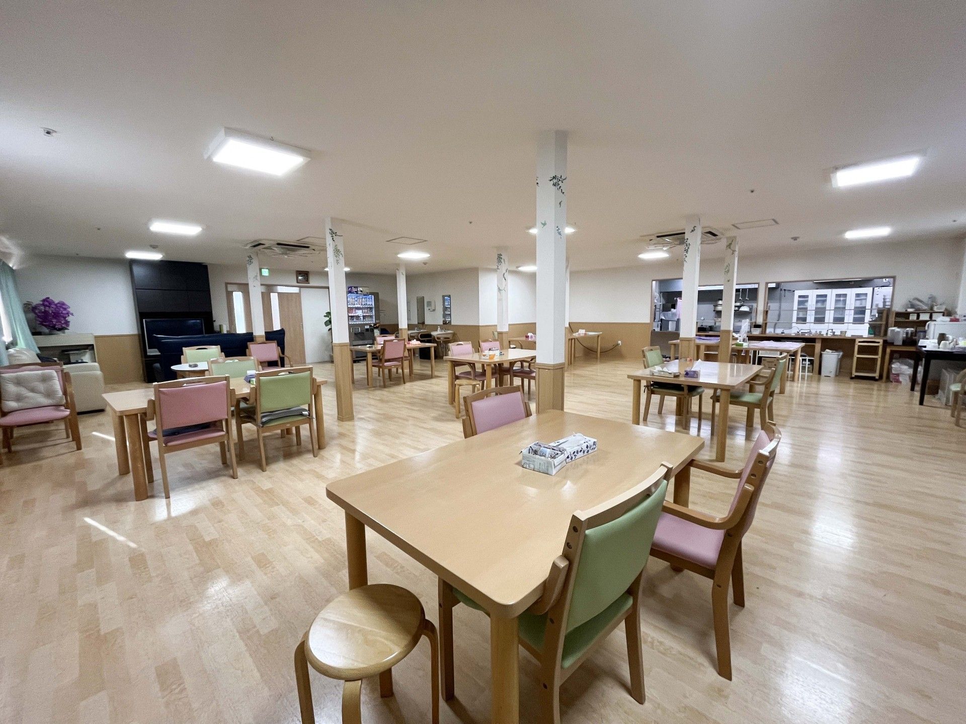 広々とした共有スペース