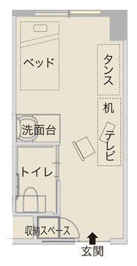 チャームスイート神戸摩耶の間取り2の間取り図