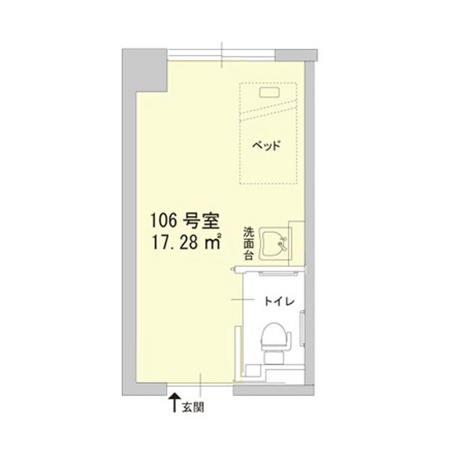 チャームスイート西宮浜の間取り1の間取り図