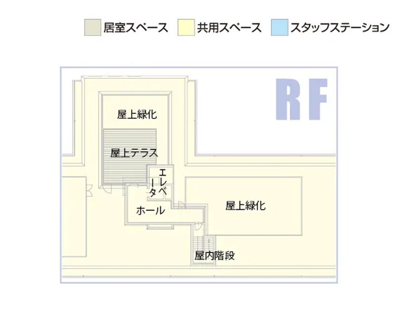 チャームスイート宝塚売布のRFのフロアマップ