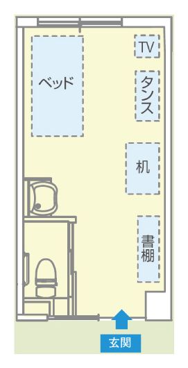 チャーム長岡京の間取り1の間取り図
