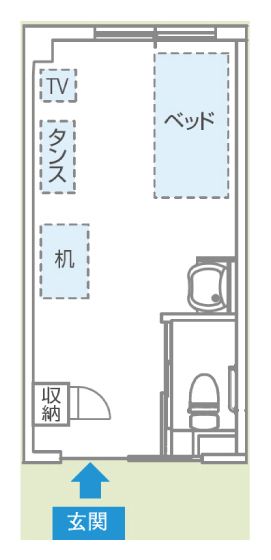 チャーム加古川尾上の松の居室の間取り図