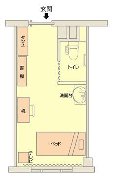 チャーム南いばらきの間取り1の間取り図