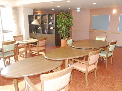 共有スペースでの憩いの時間