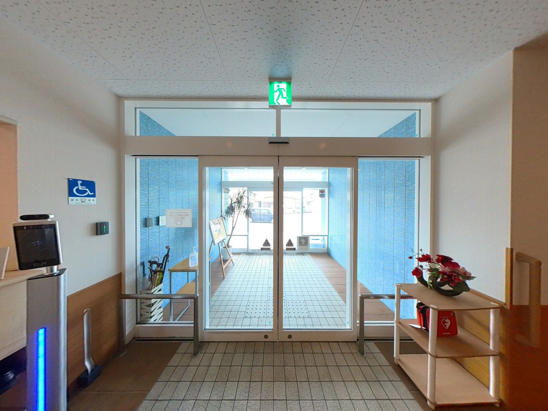 出入りしやすいエントランス