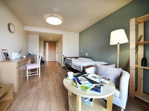 リュエル・シャンテールの居室。居室は全て完全個室制となっておりますので、毎日をご自宅のようにお過ごしいただけます。