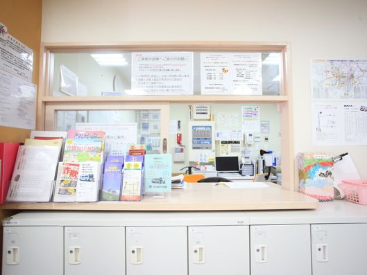 受付カウンター