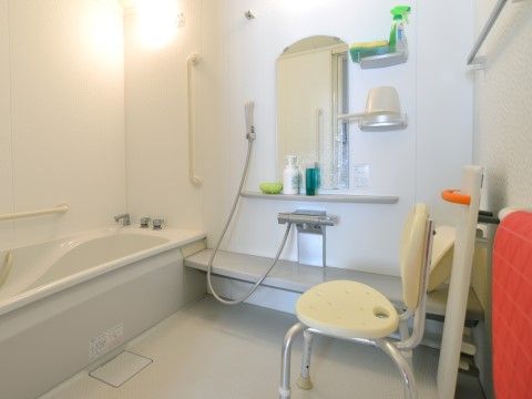 「ラビット・コート」一般浴室。今日も1日お疲れ様でした。