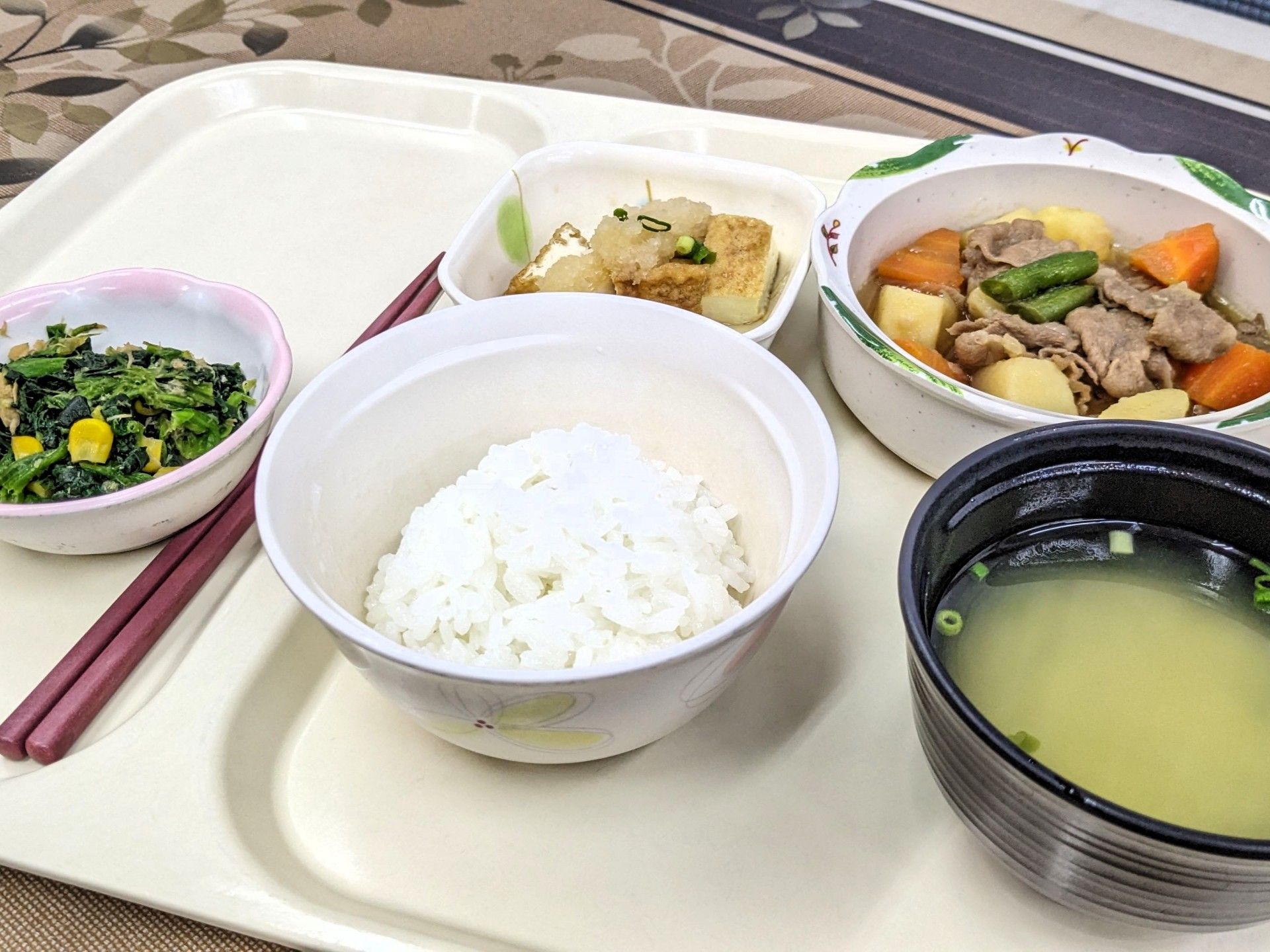 栄養バランスの食事例