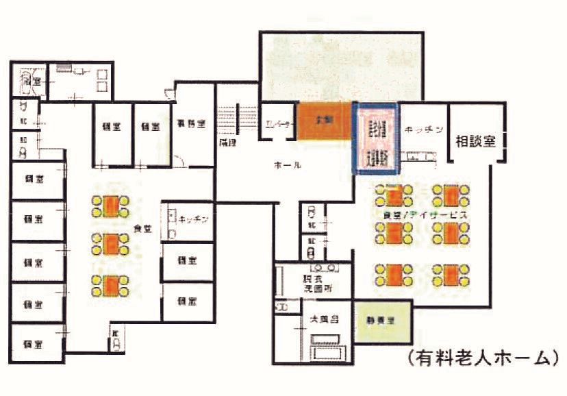 ふるさとのたより姫路のフロアマップ1のフロアマップ