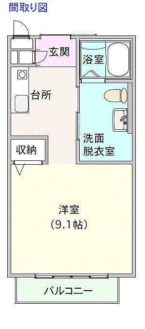 かやの樹の居室の間取り図