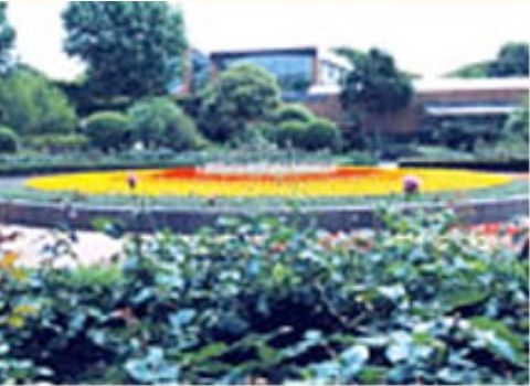 当施設の近郊には、動物や植物を見ることができる動植物園がある。植物のコーナーでは、鮮やかなお花を眺められる。