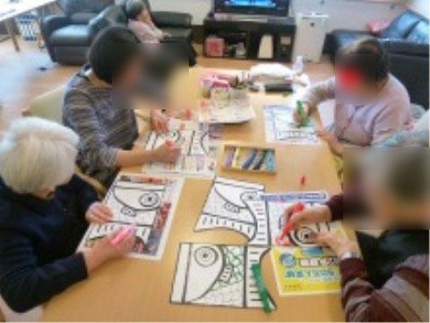 活動を楽しむ居室