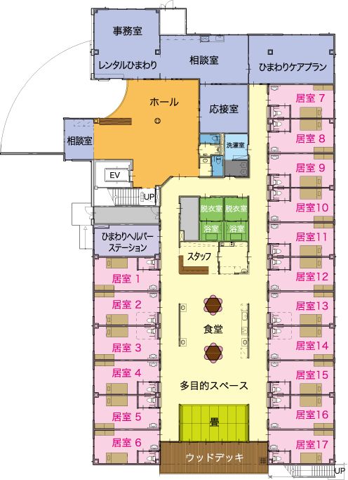 さくらの泉のフロアマップのフロアマップ