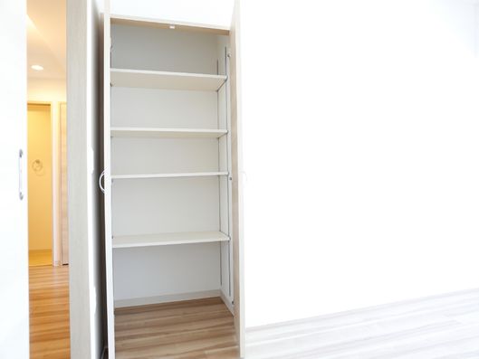 クローゼットの内部