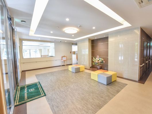 入り口にある訪問看護ステーション