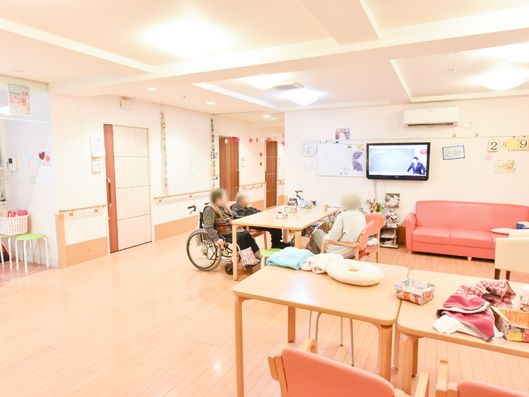 空間に余裕のある共有スペース