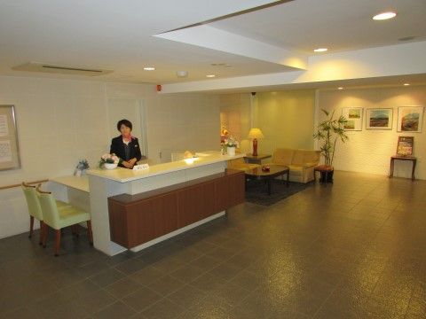 入居者様が気軽に質問などをすることができるスタッフカウンター