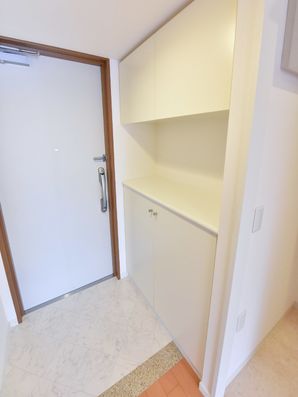 段差のないバリアフリー玄関